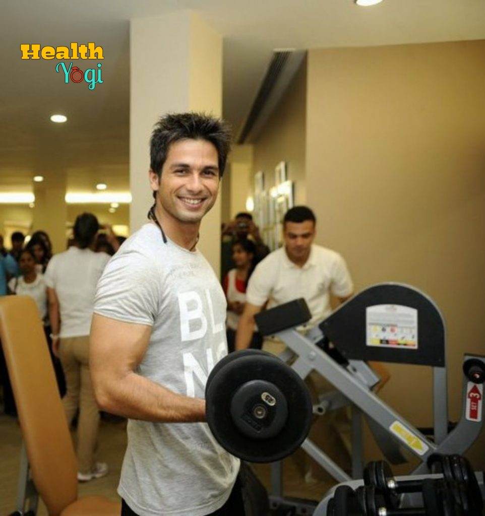 Shahid kapoor workout routine