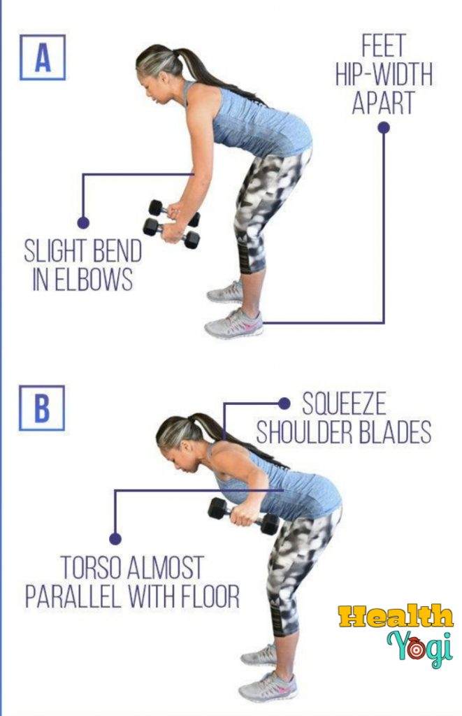 Reverse Fly With Dumbbells: Workout for Back with Dumbbells