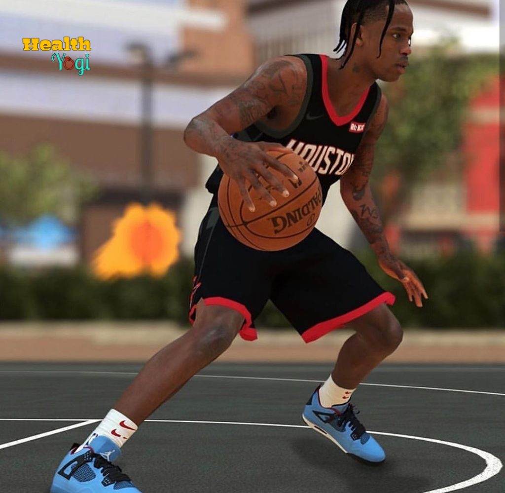 Travis Scott Playing Basketball