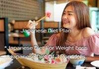 Japanese Diet Plan: Japanese Weight Loss & J-Pop Idol's Diet