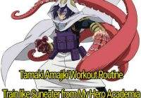 Tamaki Amajiki Workout Routine: Train like Suneater from My Hero Academia